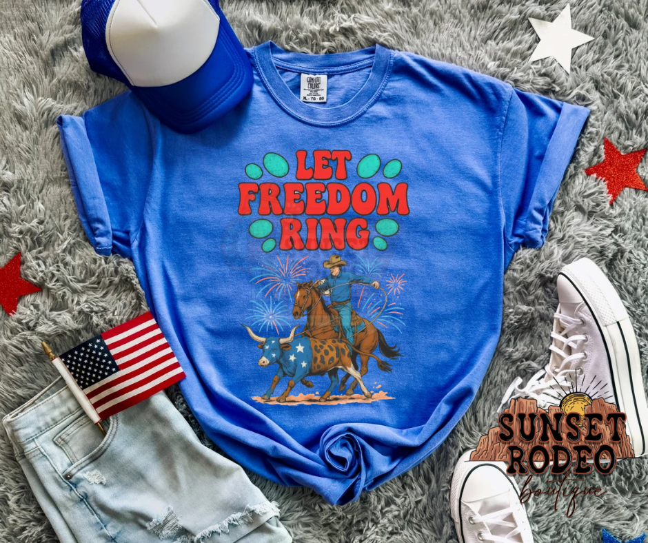 Let Freedom Ring Comfort Color Tee