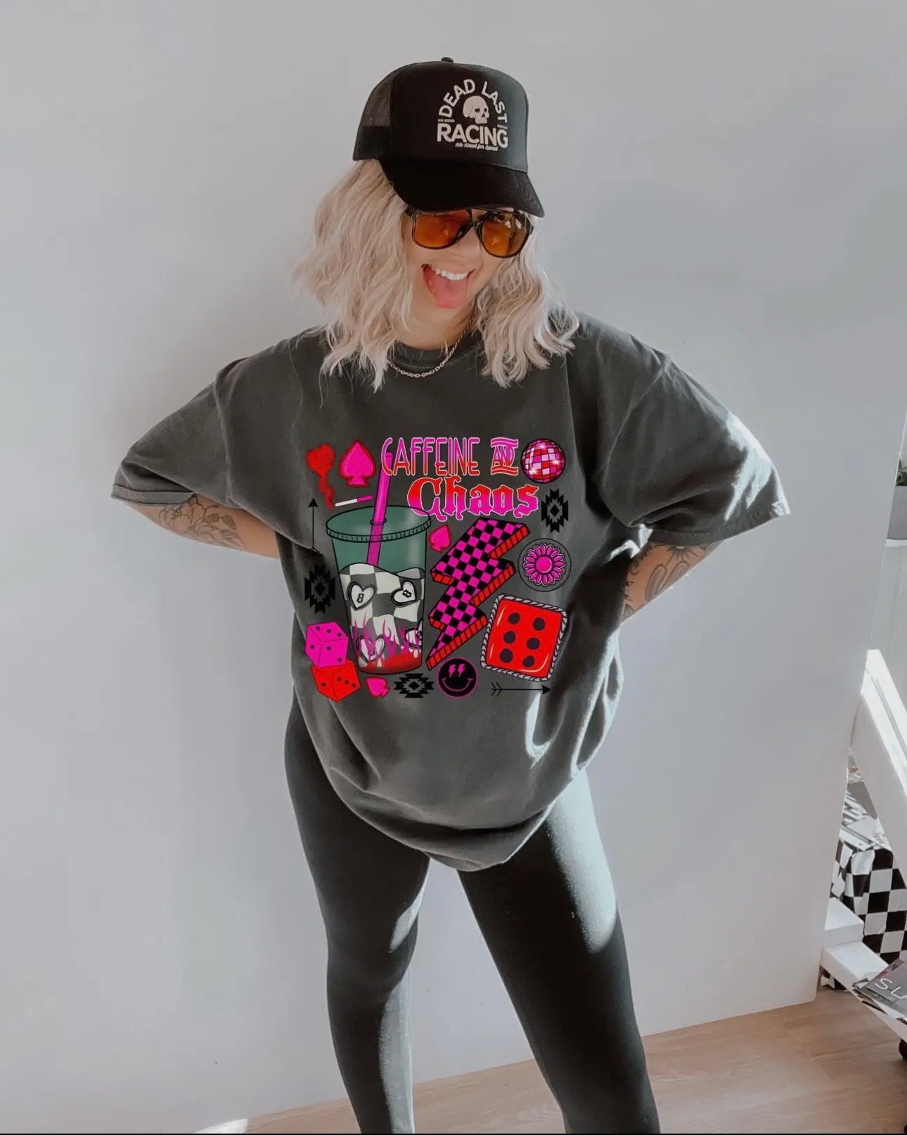Caffeine & Chaos Tee
