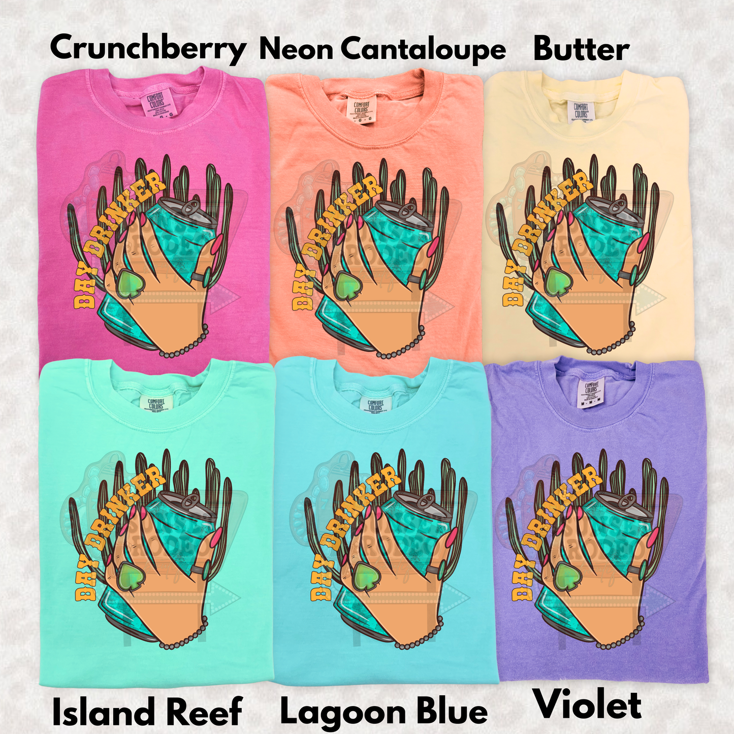 Day Drinker comfort color tee