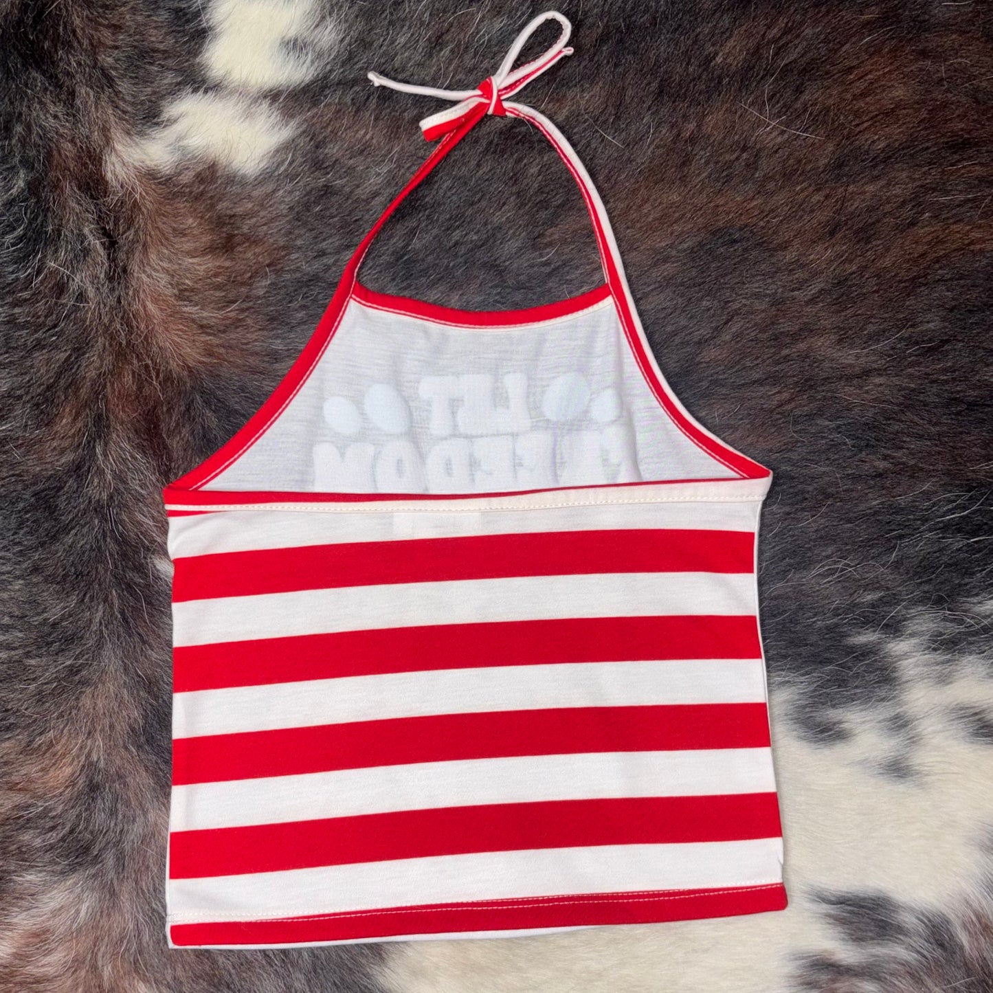Let Freedom Ring Stripes Halter Top 4T