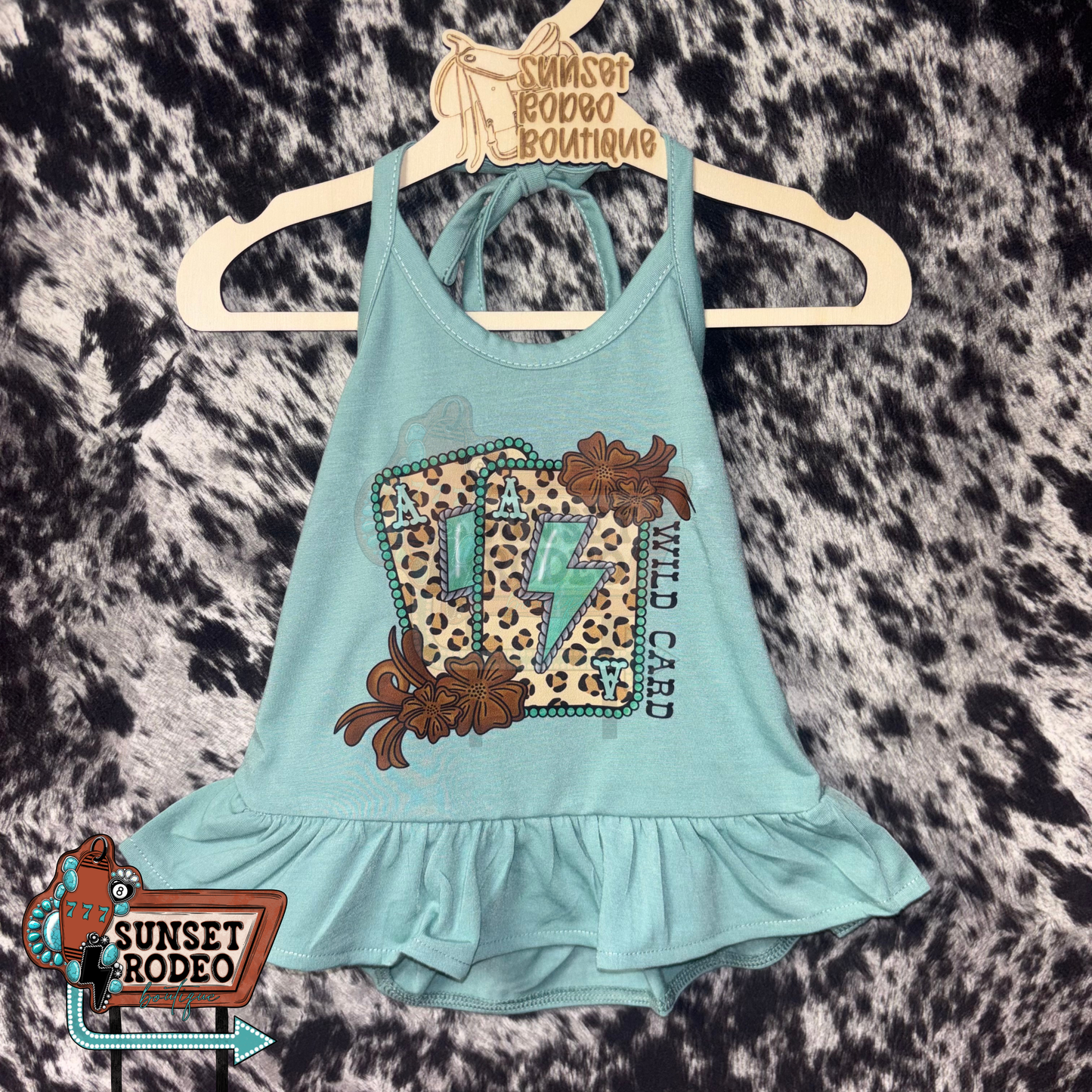 Wild Card Halter Top 18/24M & 2T