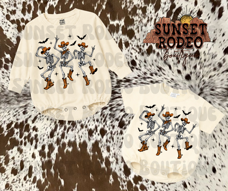 Dancing Skeletons T-Shirt Bubble Cream