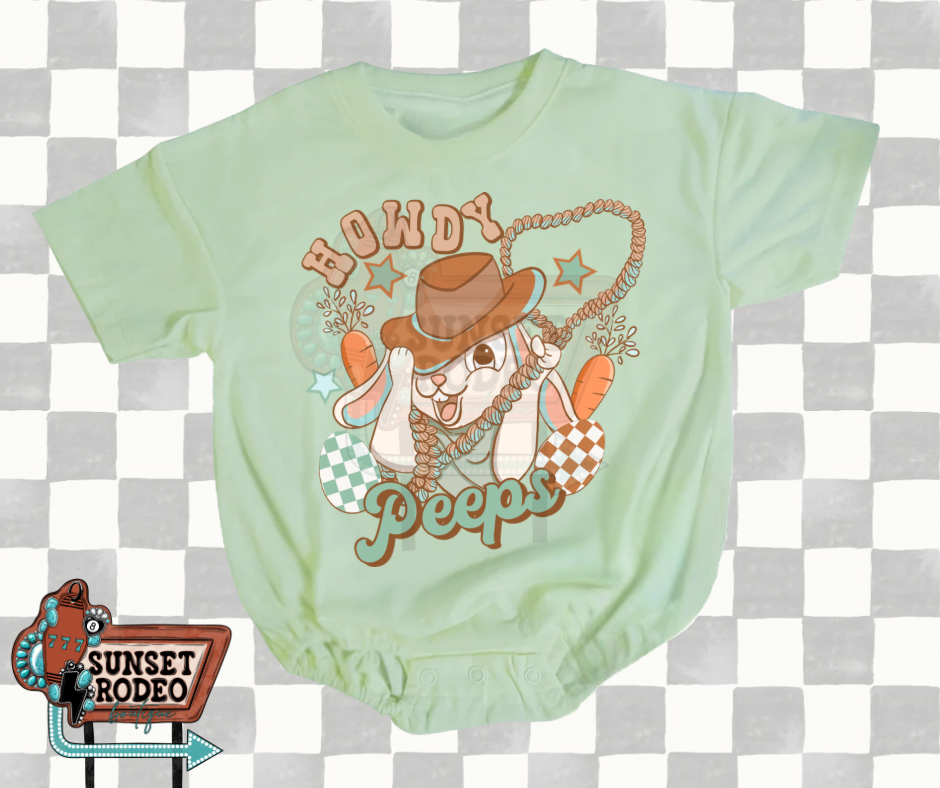 Howdy Peeps t-shirt bubble