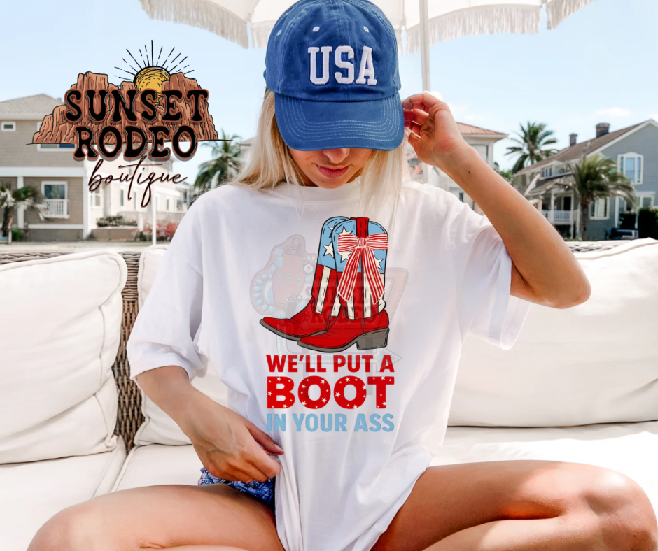 Boot American Way Comfort Color Tee