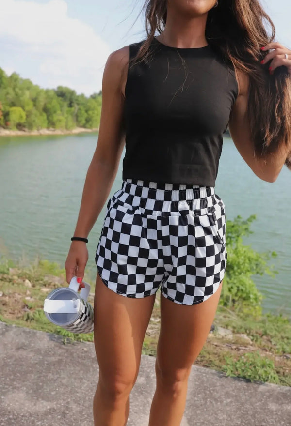 Checkerboard Shorts