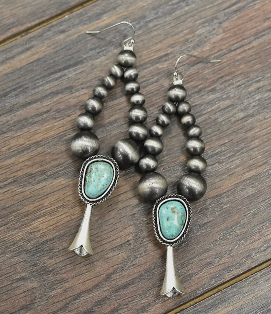 Squash Turquoise Earrings