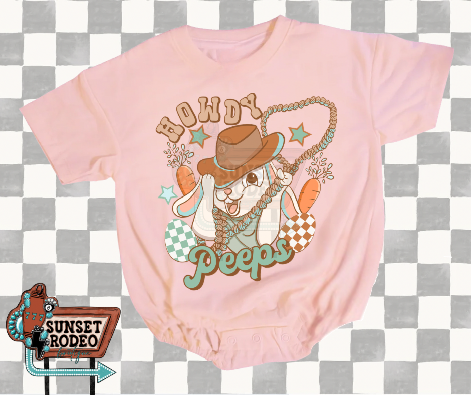 Howdy Peeps t-shirt bubble