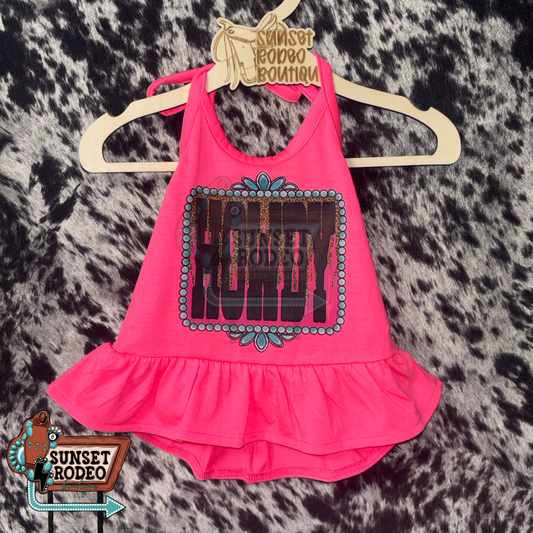Howdy Halter Top 6/12M