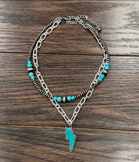 Handmade Lightning Bolt Necklace