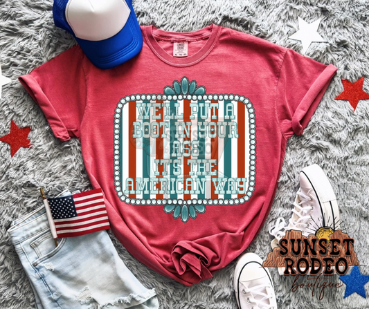 American Way Comfort Color Tee