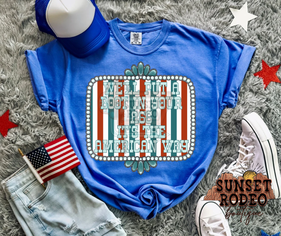 American Way Comfort Color Tee