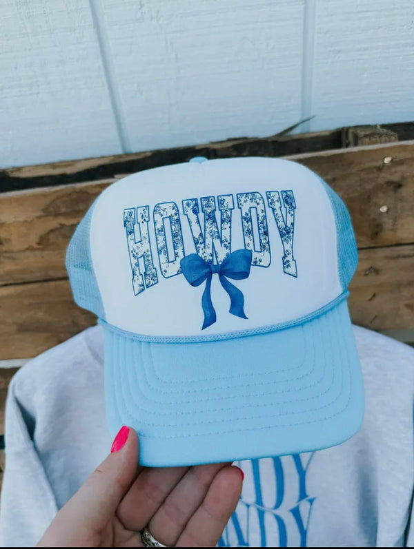 Coquette Howdy Cap: Blue