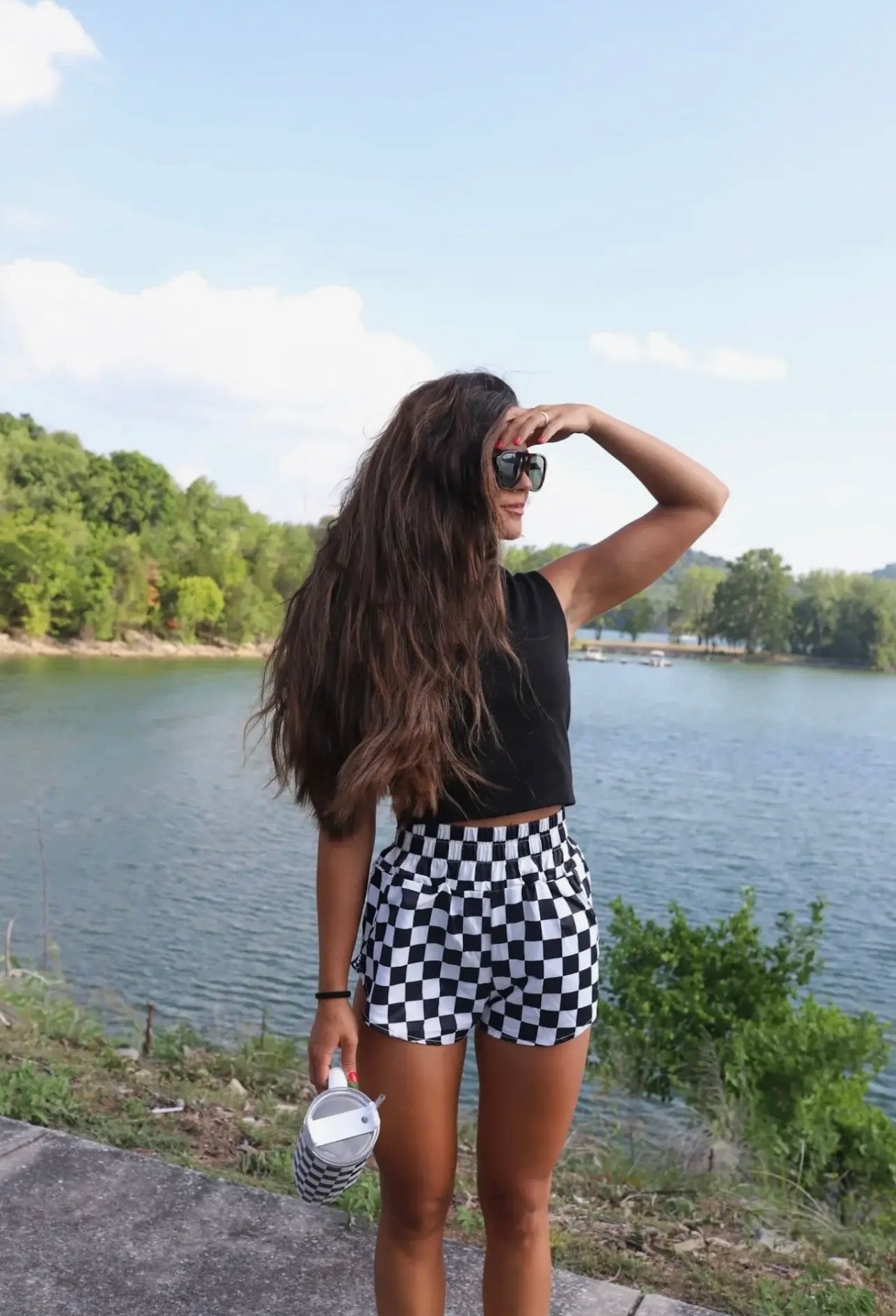 Checkered Shorts