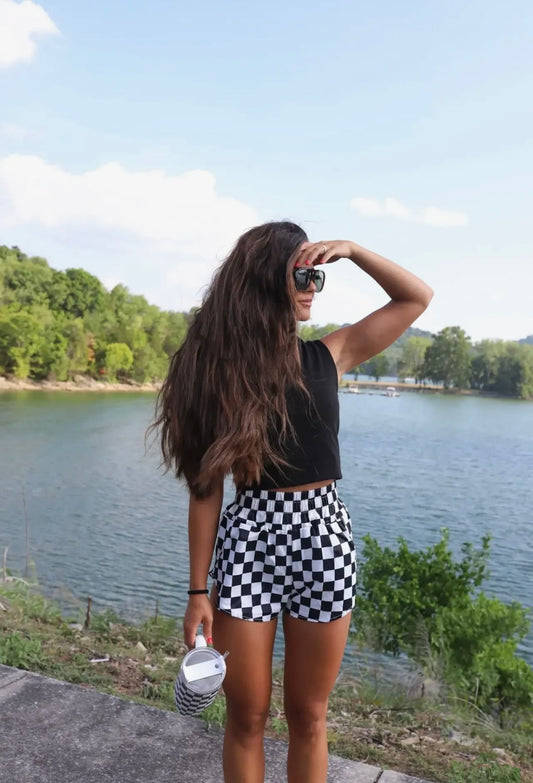 Checkered Shorts