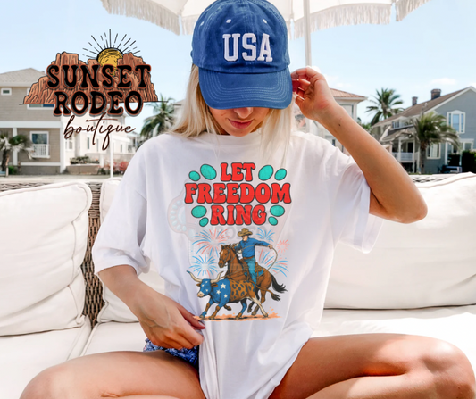 Let Freedom Ring Comfort Color Tee