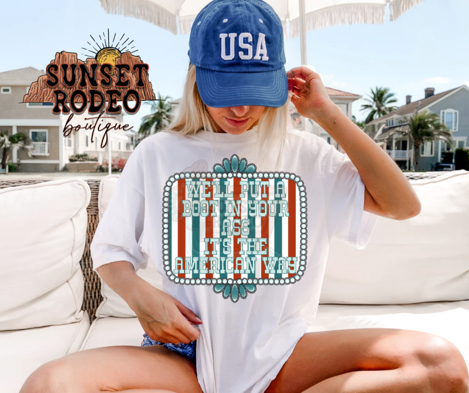 American Way Comfort Color Tee